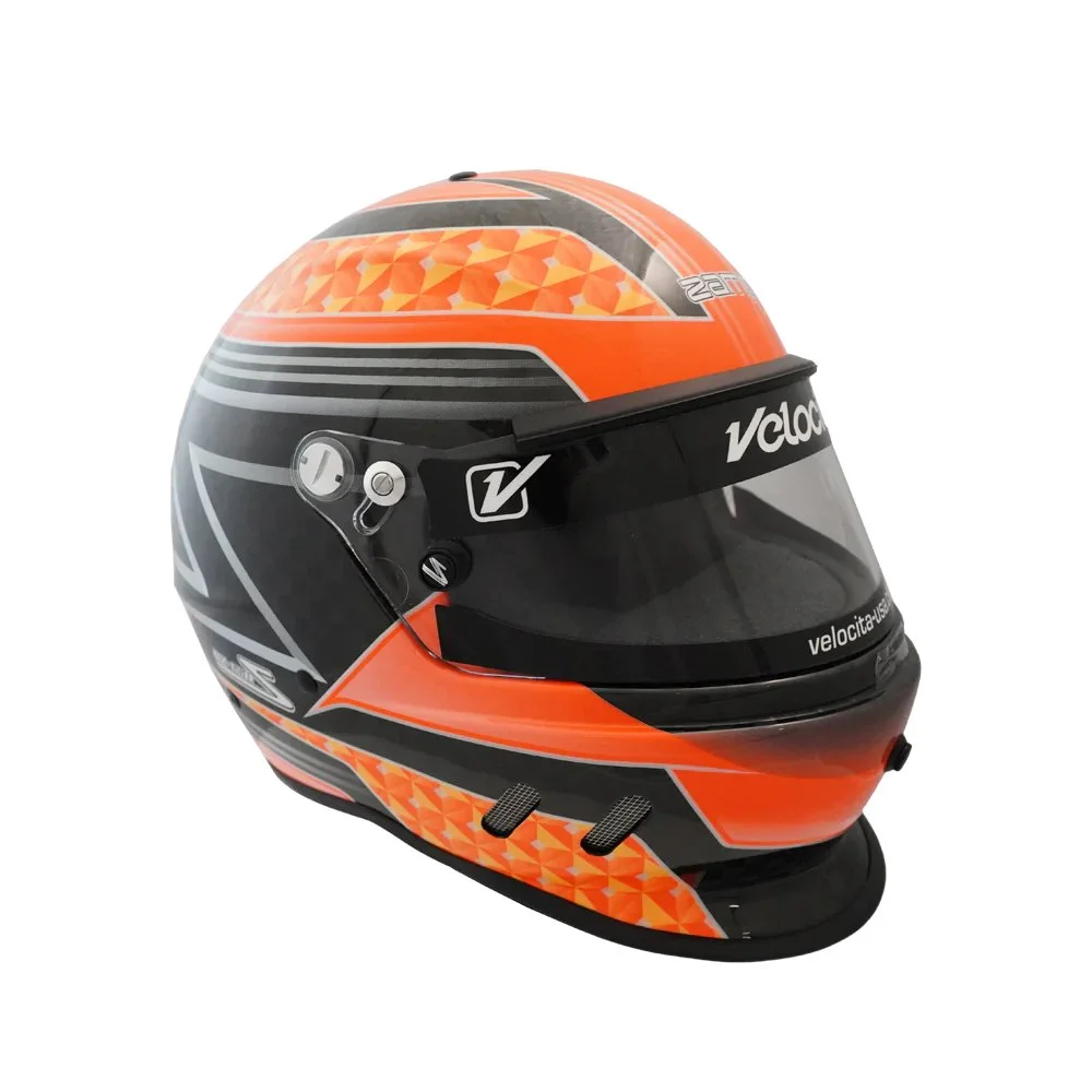 RZ-62 PRO Series Helmet Flo Orange — Tenacity Graphics